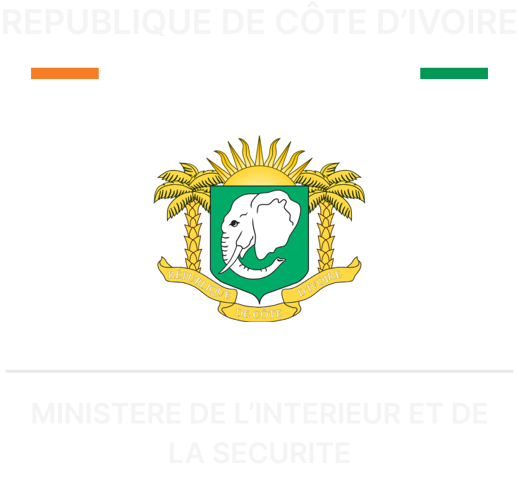 République de Côte d’Ivoire — Ministère de l’Intérieur et de la Sécurité